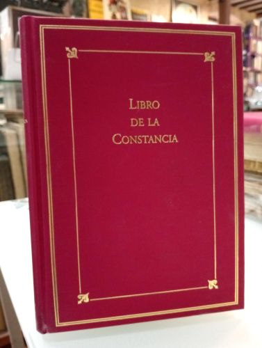 Portada del libro de Libro de la Constancia.- Edición facsímil.