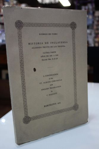 Portada del libro de Historia de Inglaterra. 