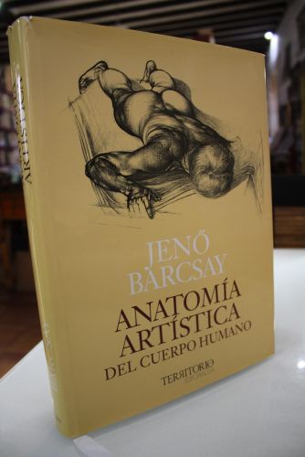 Portada del libro de Anatomía artística del cuerpo humano