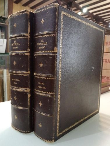 Portada del libro de El Escorial (1563-1963). 2 tomos: Historia y literatura. Arquitectura y artes