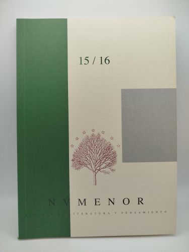 Portada del libro de Númenor. Revista de literatura y pensamiento, Nº 15/16