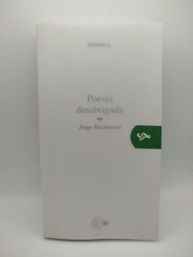 Portada del libro de Poesía desabrigada