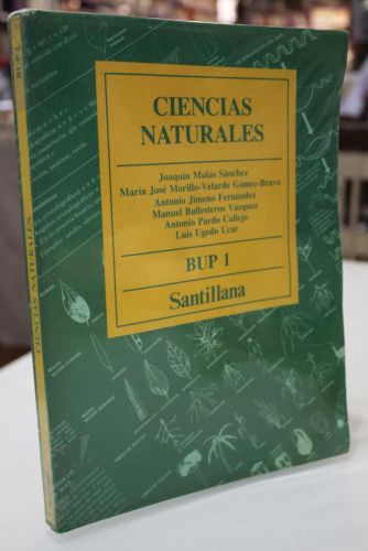 Portada del libro de Ciencias naturales, 1 BUP