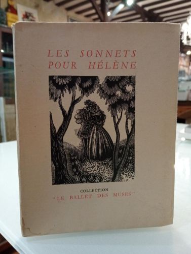 Portada del libro de Les Sonnets Pour Helene. Ilustraciones de Colette Pettier