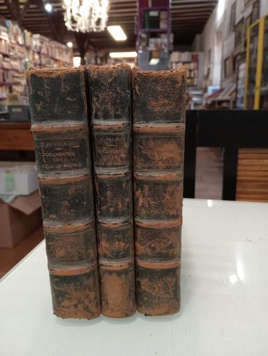 Portada del libro de Documentos del Archivo General de la Villa de Madrid, (tres tomos) Interpretados y coleccionados por...