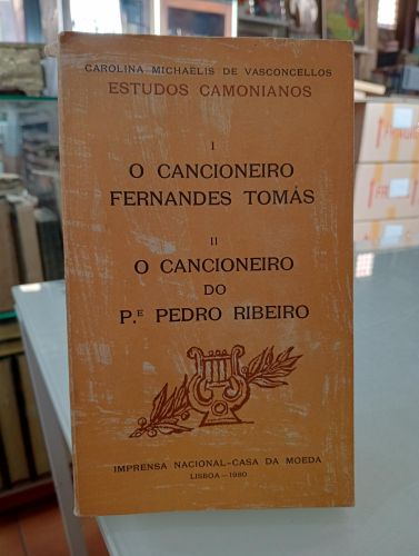 Portada del libro de I O Cancioneiro Fernandes Tomás. II O cancioneiro do P. Pedro Ribeiro.