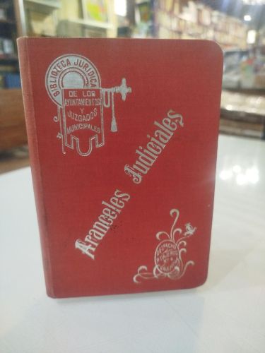 Portada del libro de Manual con los aranceles judiciales.