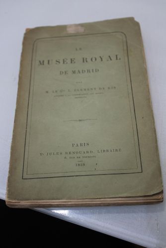 Portada del libro de Le Musée Royal de Madrid.