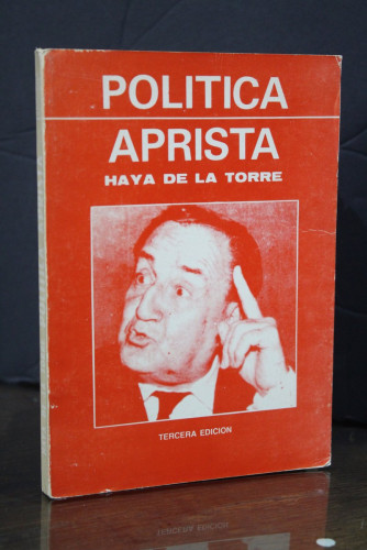 Portada del libro de Política aprista