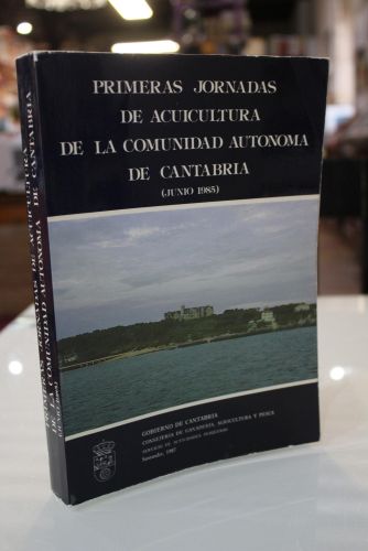 Portada del libro de Primeras jornadas de Acuicultura de la Comunidad Autónoma de Cantabria.