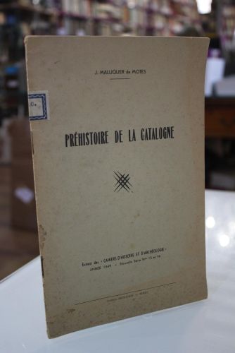 Portada del libro de Phéhistoire de la Catalogne