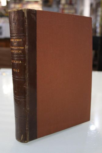 Portada del libro de Memoria de la Secretaría General. 1944.