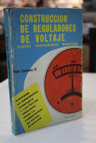 Portada del libro de Construcción de Reguladores de Voltaje. Pequeños Transformadores Monofásicos.