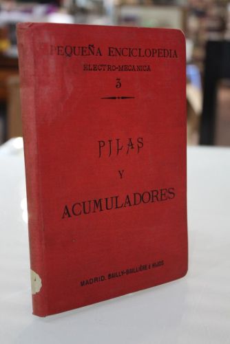 Portada del libro de Pilas y Acumuladores.