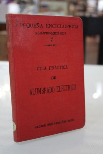 Portada del libro de Guía práctica del alumbrado eléctrico.