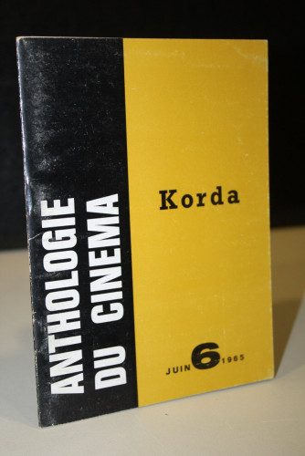 Portada del libro de Anthologie Du Cinéma: Korda. Nº 6 - Juin 1965