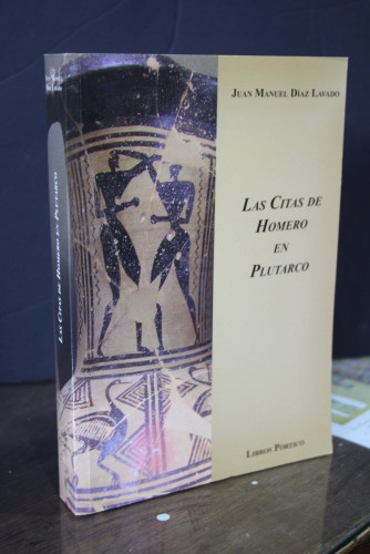 Portada del libro de Las citas de Homero en Plutarco