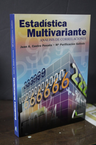 Portada del libro de Estadística Multivariante. Análisis de correlaciones