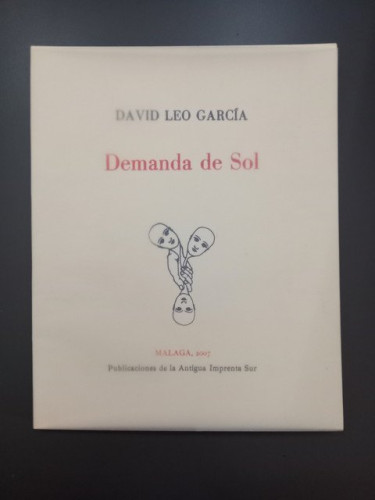 Portada del libro de Demanda de Sol