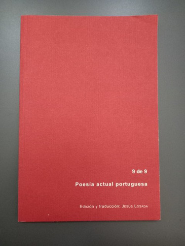 Portada del libro de 9 de 9.  Poesía actual portuguesa