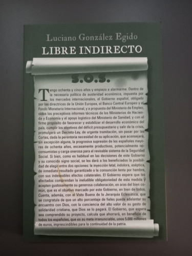 Portada del libro de (Dedicado por el autor) Libre indirecto