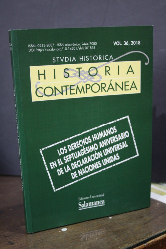 Portada del libro de Los derechos humanos en el septuagésimo aniversario de la Declaración Universal de Naciones Unidas.-...
