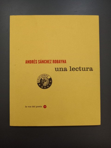 Portada del libro de Una lectura