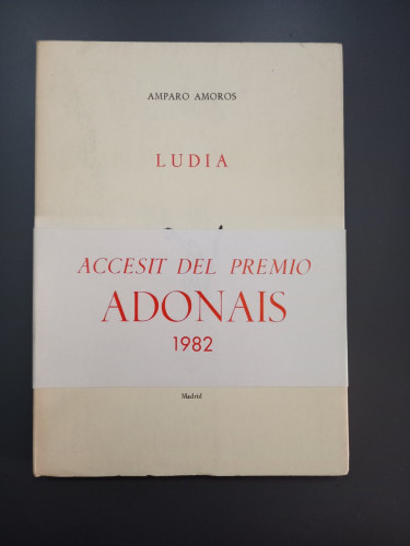 Portada del libro de (Dedicado por el autor) Ludia. Adonáis 404