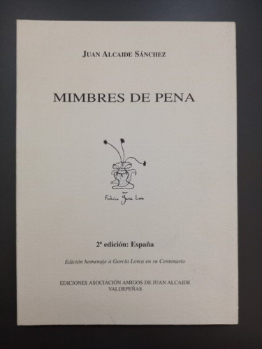 Portada del libro de Mimbres de pena.- Alcaide Sánchez, Juan.