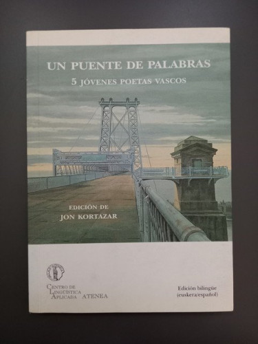 Portada del libro de Un puente de palabras. 5 jóvenes poetas vascos