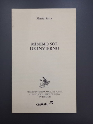 Portada del libro de Mínimo sol de invierno