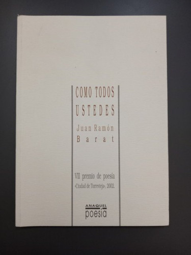 Portada del libro de Como todos ustedes
