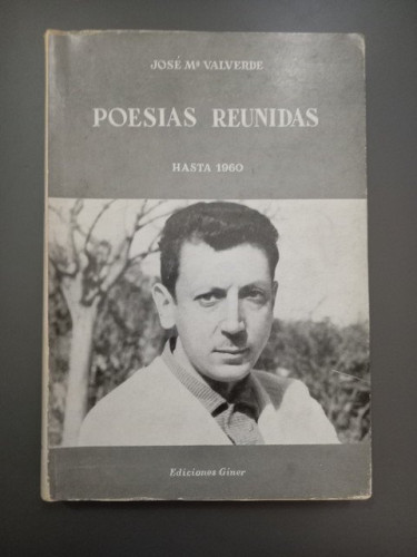 Portada del libro de Poesías reunidas hasta 1960