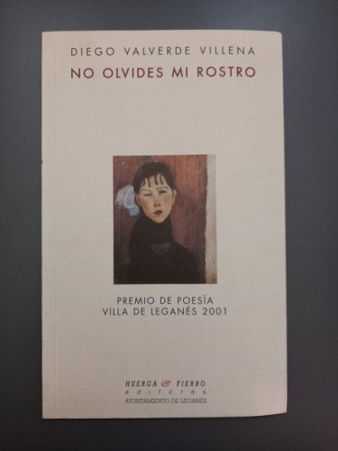 Portada del libro de No olvides mi rostro