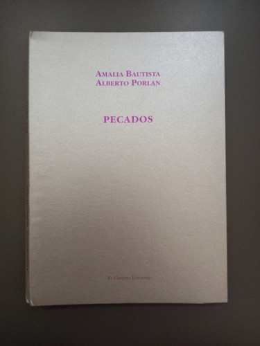 Portada del libro de Pecados