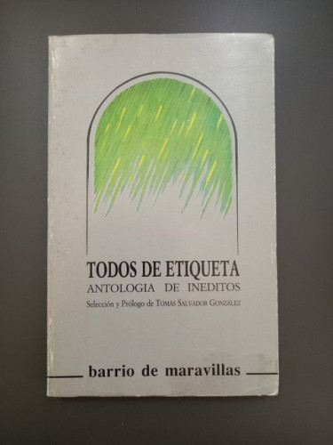Portada del libro de Todos de etiqueta. Antología de inéditos