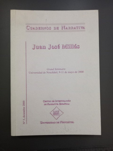 Portada del libro de Grand Séminaire de Neuchâtel. Juan José Millas