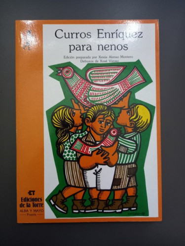 Portada del libro de Curros Enríquez para nenos