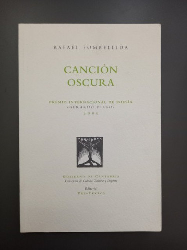 Portada del libro de Canción oscura