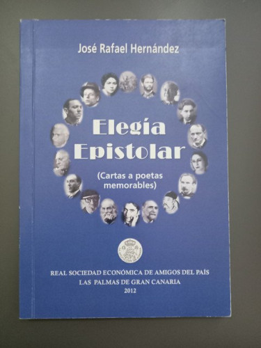 Portada del libro de Elegía epistolar (Cartas a poetas memorables)