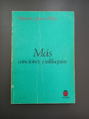 Portada del libro de Más canciones y soliloquios