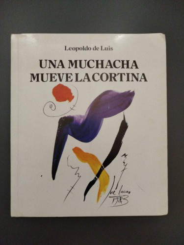 Portada del libro de (Dedicado por el autor) Una muchacha mueve la cortina