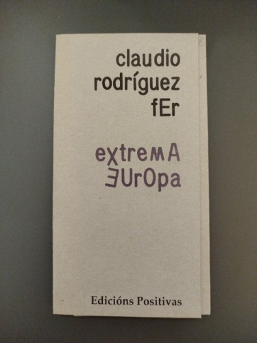Portada del libro de (Dedicado por el autor) Extrema europa