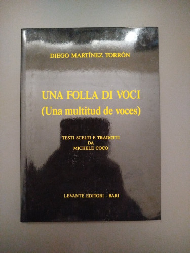 Portada del libro de (Dedicado por el autor) Una folla di voci (Una multitud de voces)